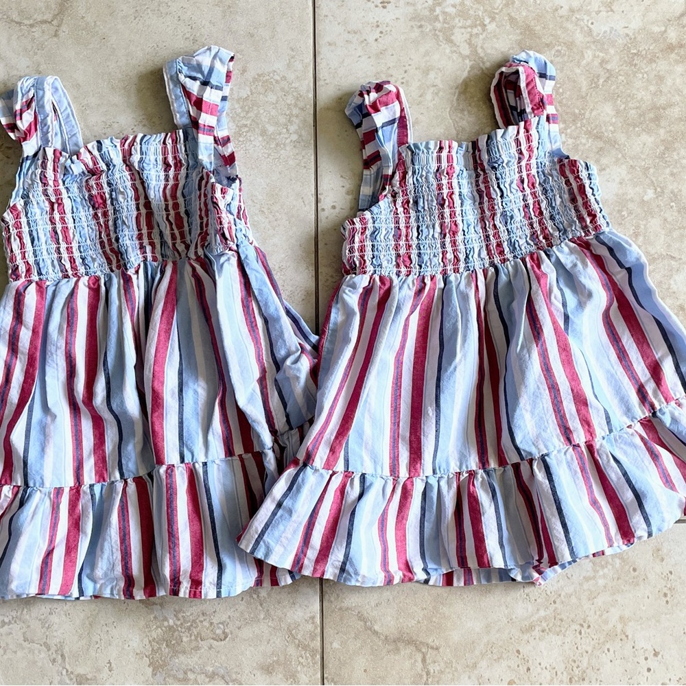 2T The Children’s Place Striped Sleeveless Dress Set